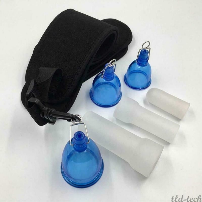 Male Silicone Penis Extender Stretcher Enhancer Enlarger Sleeve Vacuum Pump Set gallery