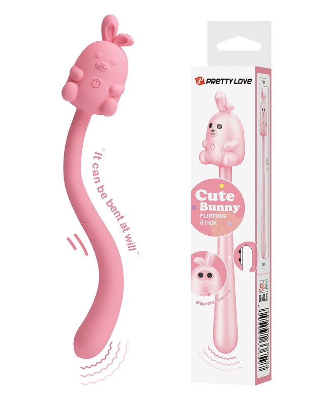 Pretty Love Cute Bunny Flirting Stick – Pink