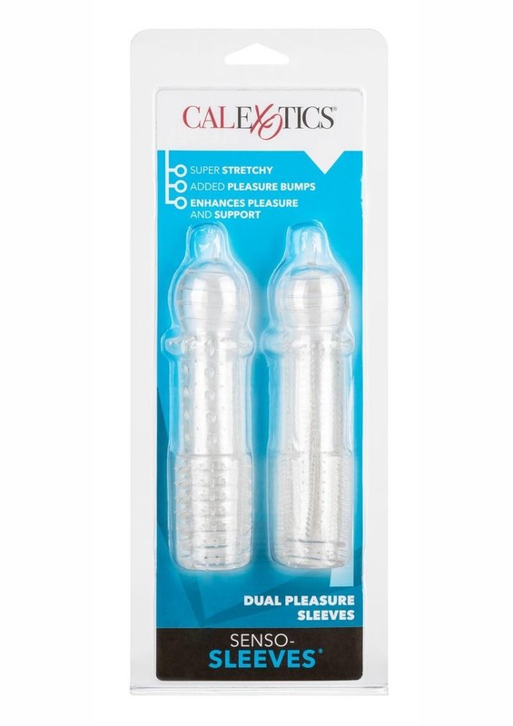 Senso Dual Pleasure Penis Sleeve (2 Pack) – Clear