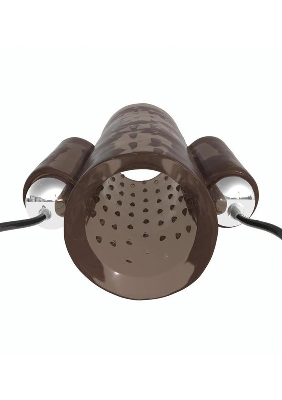 Classix Dual Vibrating Textured Penis Sleeve with Remote Control