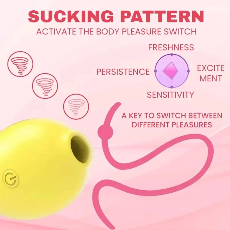 Clit Sucker Vibrator 10-Speed Suction Love Egg Nipple Stimulator Adult Sex Toy gallery
