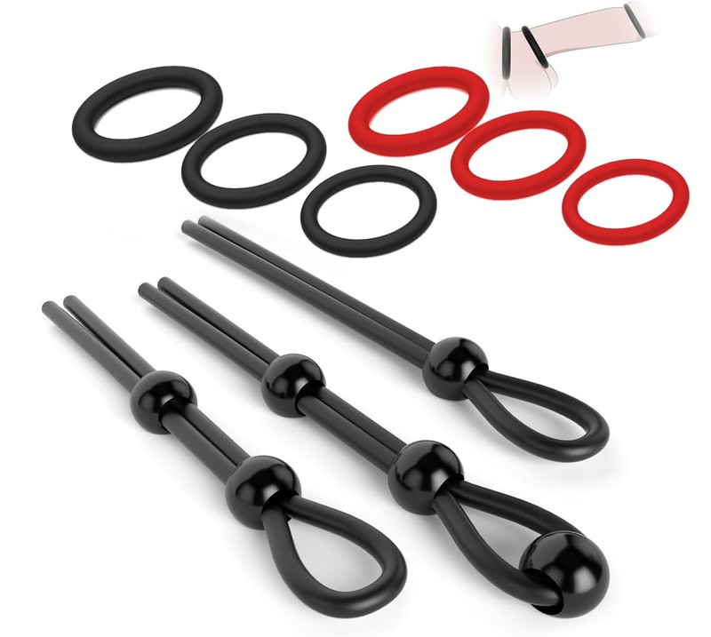 9pcs Set Silicone Penis Ring Cock Rings Erection Male Sex Toys for Men Adult