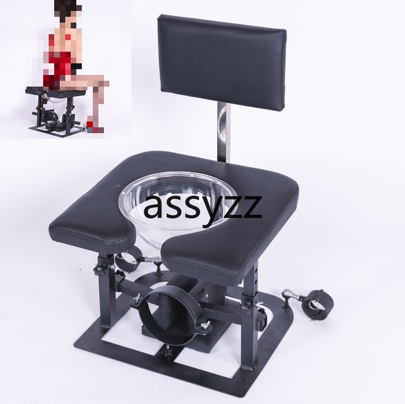 SM Sex Furniture Sit Drink and Eat Punishment Guide Adult Game Oral Sex Chair