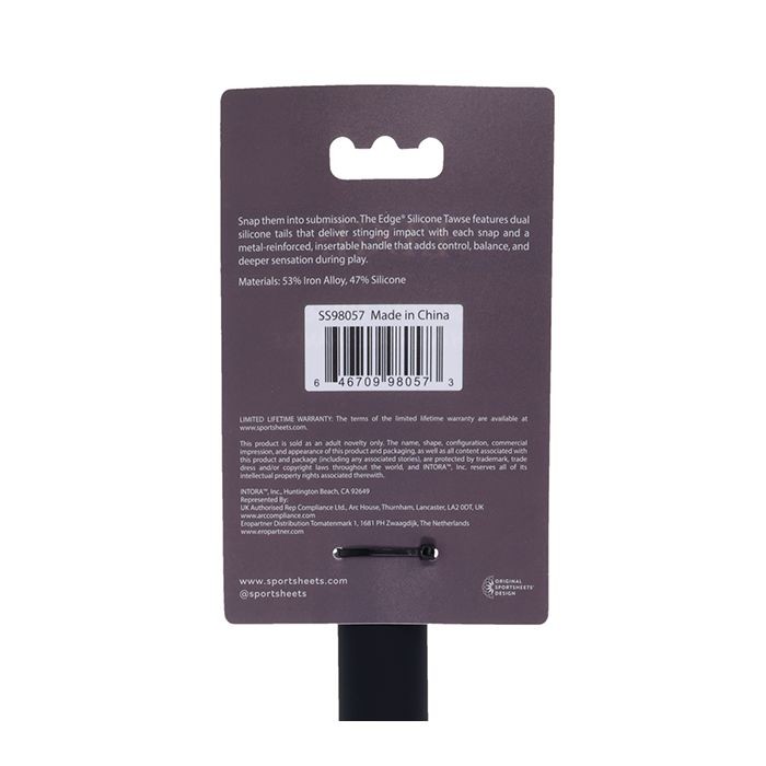 Edge Silicone Tawse - Black gallery