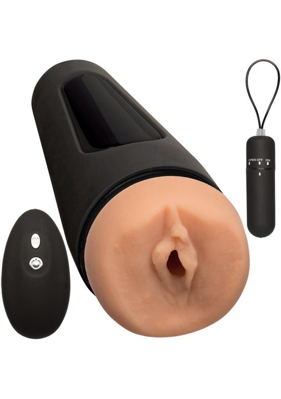 Main Squeeze The Original Vibro Ultraskyn Vibrating Masturbator with Bullet and