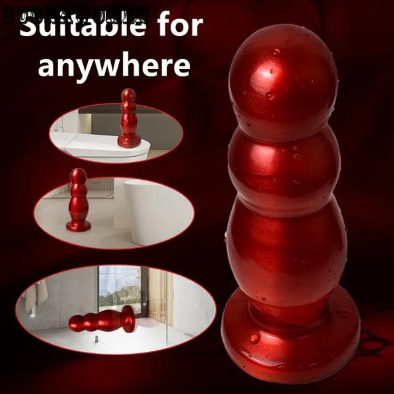 9cm Anal Beads Balls Plug Flexible Dildo Anal Dilatador Prostate Adults Sex Toys gallery