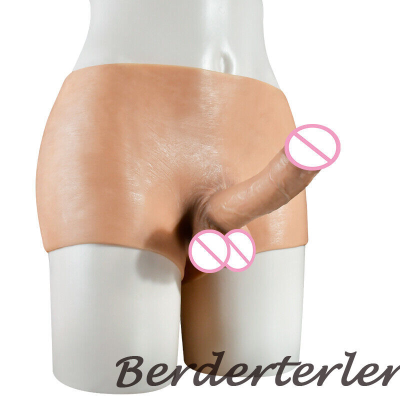 Skin Feeling Hollow/Solid Silicone Strap on Realistic Dildo Pants Huge Big Penis