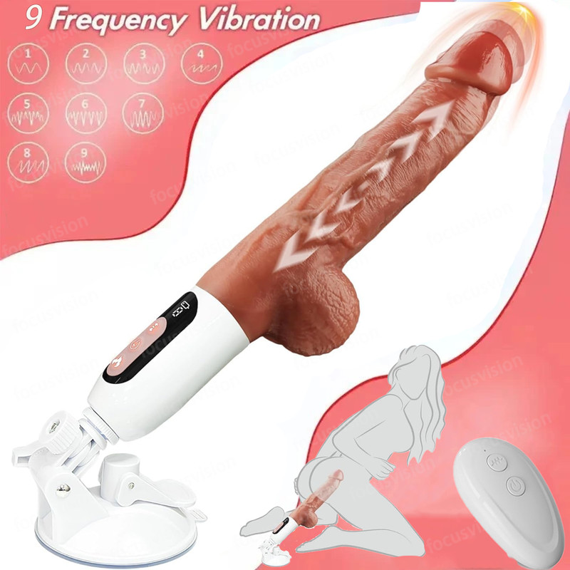 Dildo Vibrator Telescopic Thrusting Dildo Remote Control Sex toys for women men