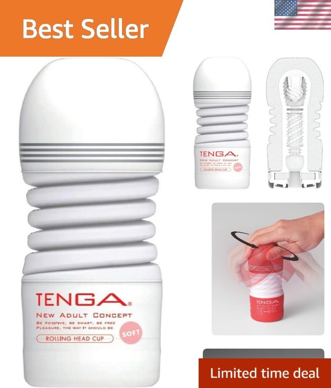 Revolutionary Vacuum Cup Male Stroker: Gentle Rolling Head for Ultimate Pleasure