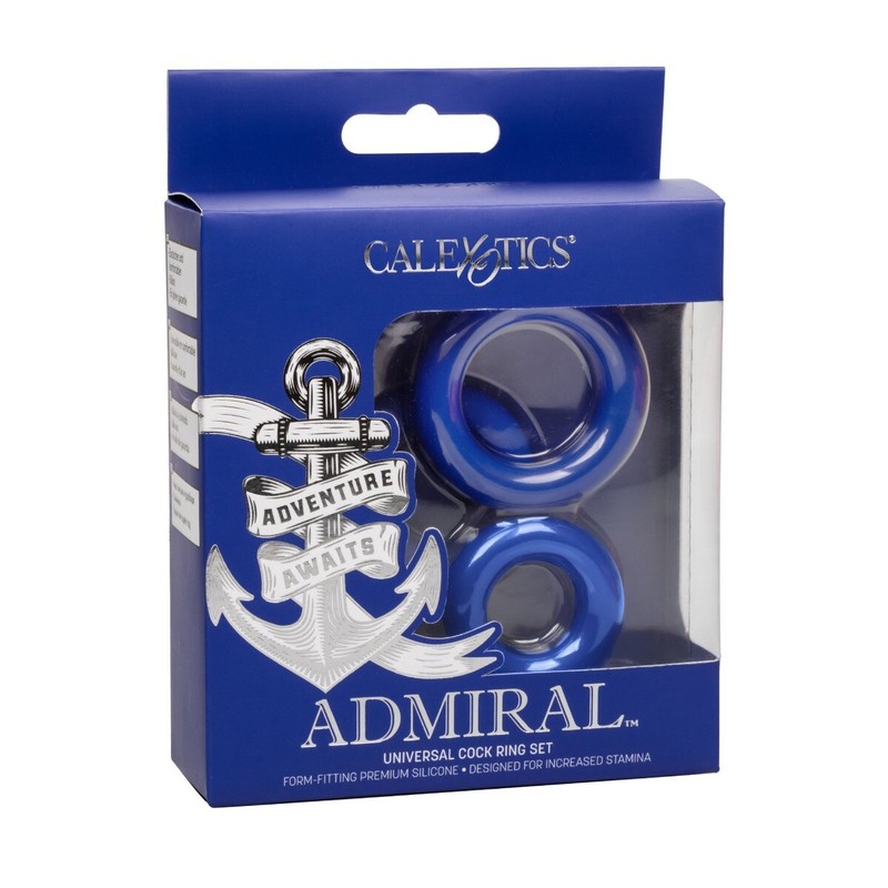 Admiral Ultra Soft Liquid Silicone 3-Piece Penis Cock Ring Set Male Enhancer gallery