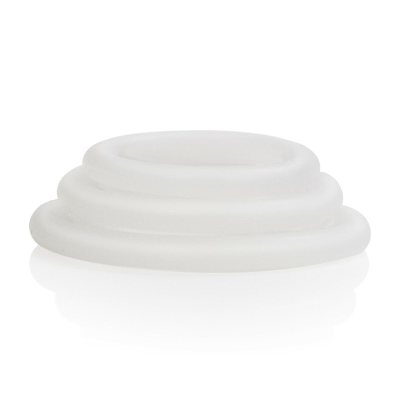 Silicone Support Cock Rings Clear - Prolong Male Penis Erection Delay Enhancer gallery