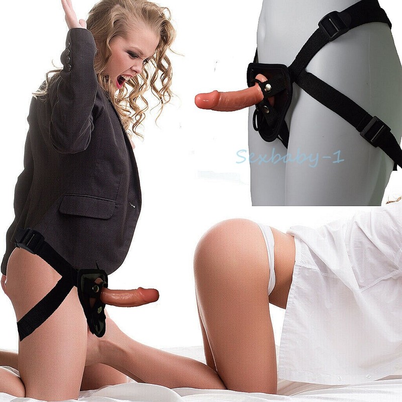 4&Prime; Short Small Dicks Strap-On Harness Strap On Realistic Dildo Dong Sex Toy US