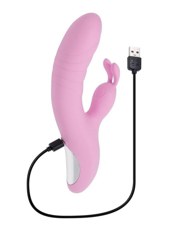 Playboy Rub Me Right Silicone Thrusting G-Spot Rabbit Vibrator gallery