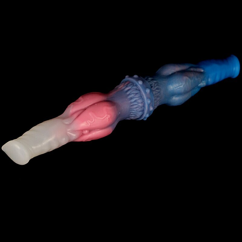 14.17&Prime; Super Long Double Dildo Liquid Silicone Anal Plug Sex Toys For Lesbian
