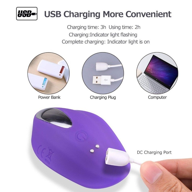 Remote-Multispeed-Vibrators-Love-Egg-Small-Bullet-Women-Massager Sex Toys Purple gallery