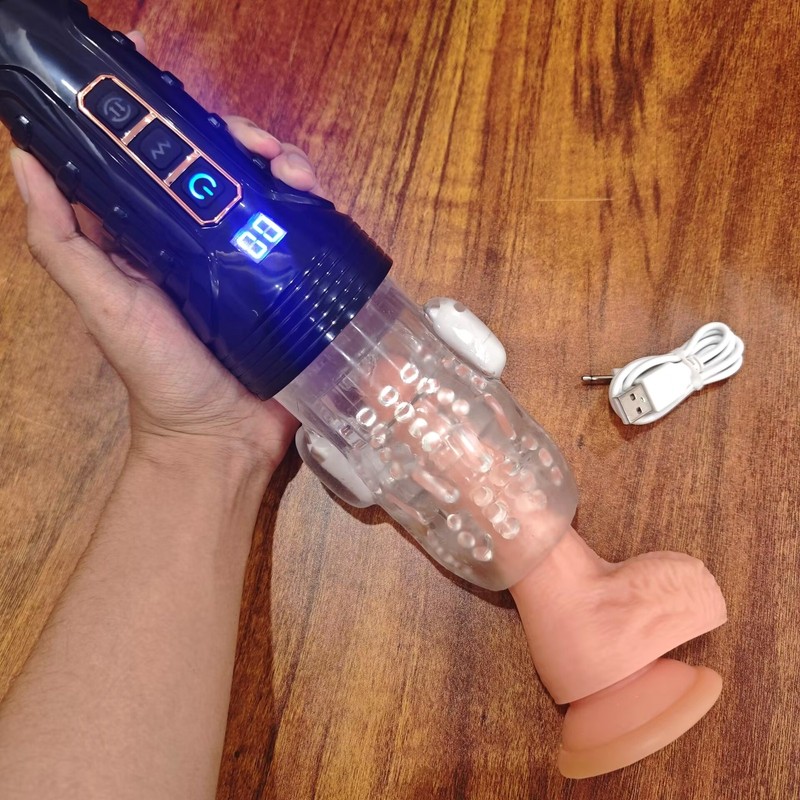 Automatic Male Masturbaters HandsFree Thrusting Rotating Mastubator Cup Sex Toys