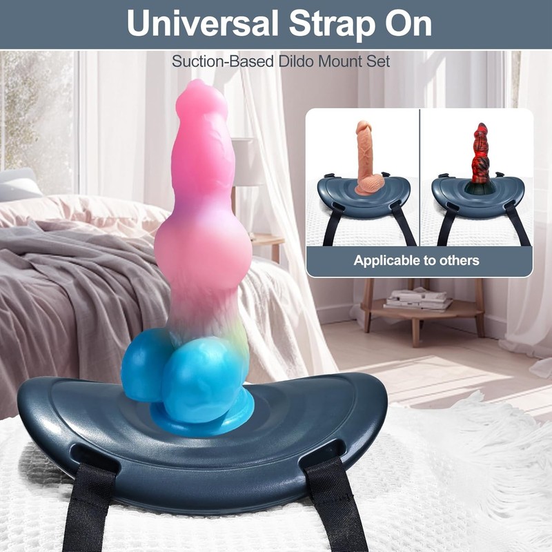 Suction Cup Dildo Mount Sex Saddle Holder Strap Base for Pillow, Rolled Up Towel gallery