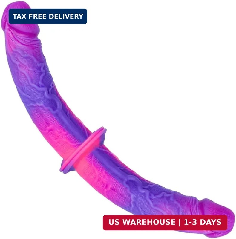 14&Prime; * 1.3&Prime; Silicone Double Head Fantasy Small Dildo with Suction Cup, 2 Pcs 7&Prime; R