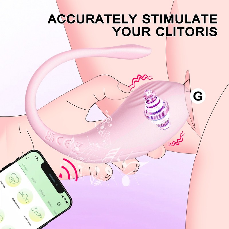 Remote Clit Vibrator APP Wearable Bullet Eggs G-Spot Massager Sex Toys for Women