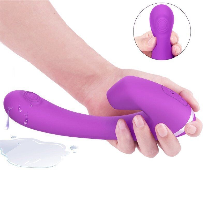 Silicone Rechargeable Clit Sucking G-spot Rabbit Vibrator Sex-toys for Couples