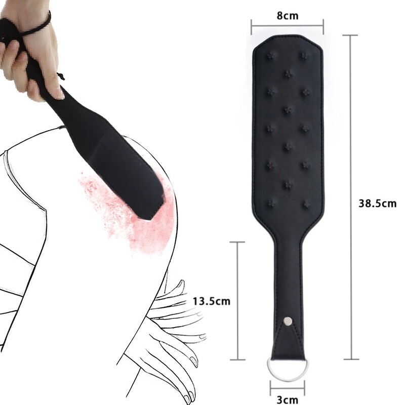 BDSM Leather Spanking Paddle Whip Flogger Cosplay Slave BDSM Sex Toy For Couples