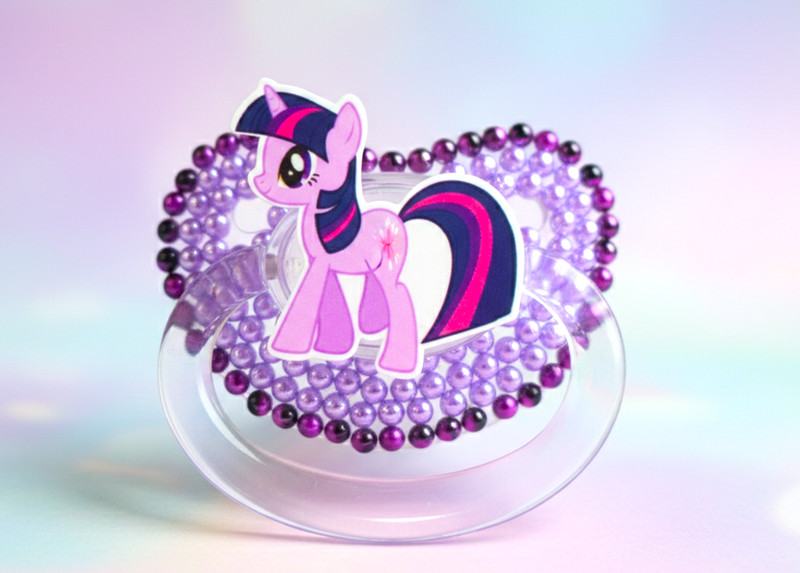 💜✨ MAGICAL RELAXATION: Adult Twilight Sparkle "Princess of Friendship" Pacifier gallery