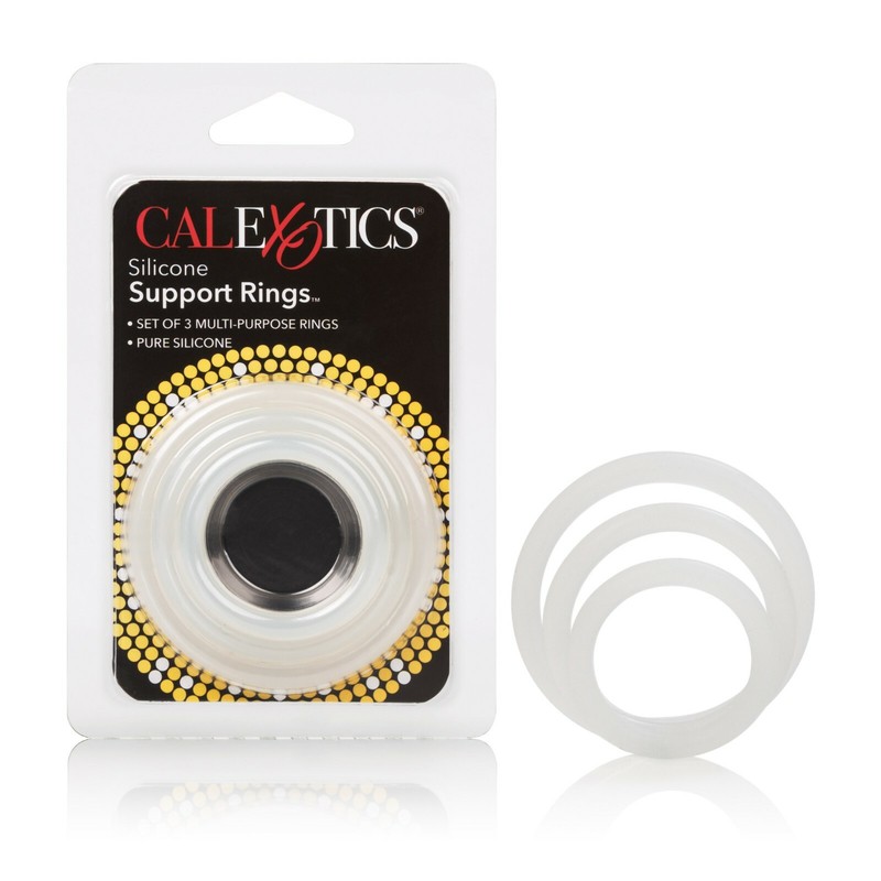 Silicone Support Cock Rings Clear - Prolong Male Penis Erection Delay Enhancer gallery