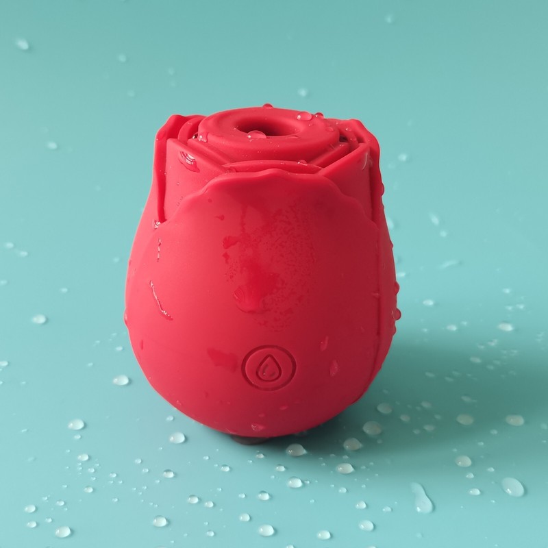 Red Rose Toy Clit Nipple G-Spot Suction Sucking Vibrator Massager For Women Sex