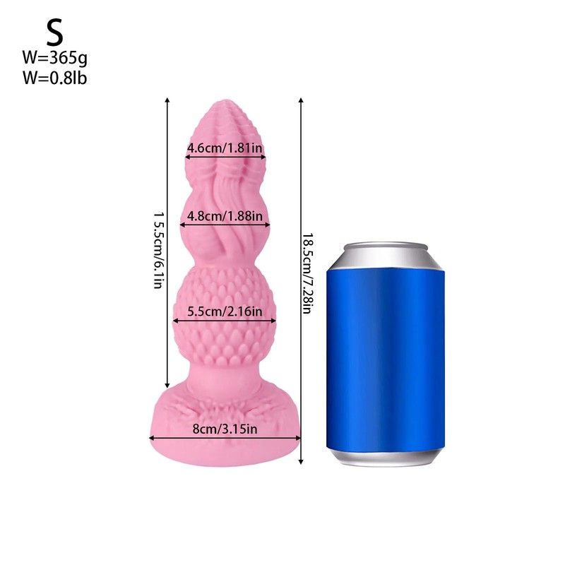 S-XXL Huge Anal Plug Pink Anal Dildos Silicone Big Butt Plug Sex Toys for Women