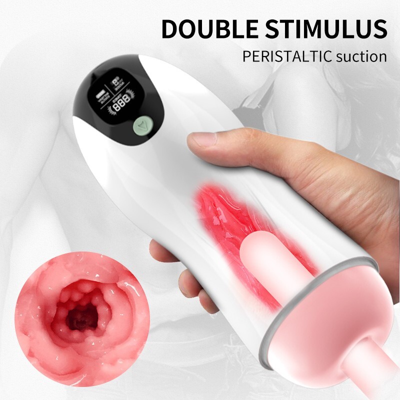 Male Masturbators Cup Automatic Sucking Vibrator Sex Toys Hand Free
