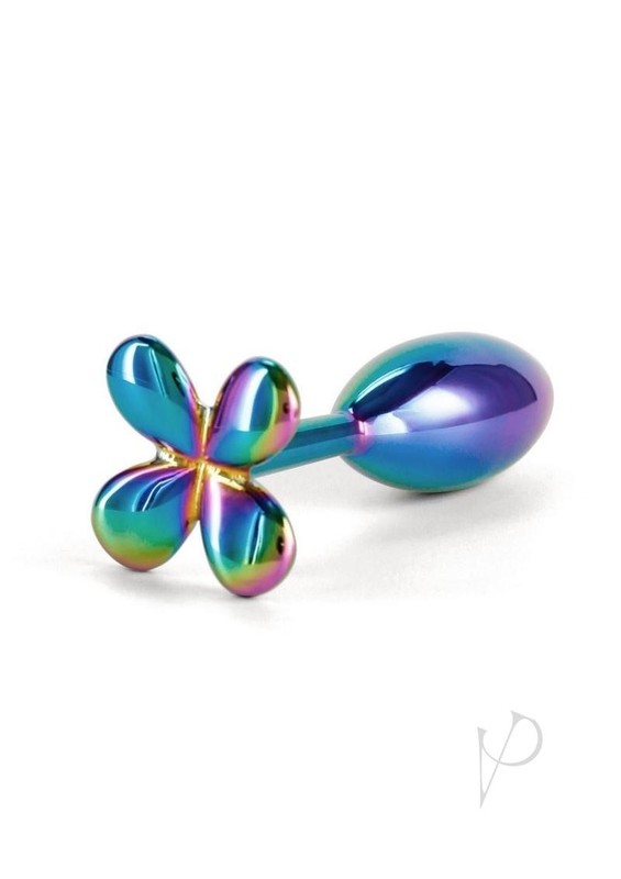 Rear Assets Clover Aluminum Anal Plug - Multicolor gallery