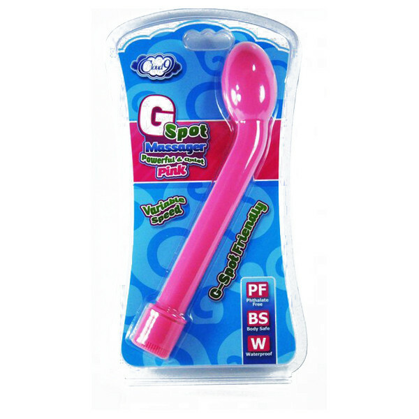 Cloud 9 G Spot Massager Curved Purple – Variable speed- Waterproof