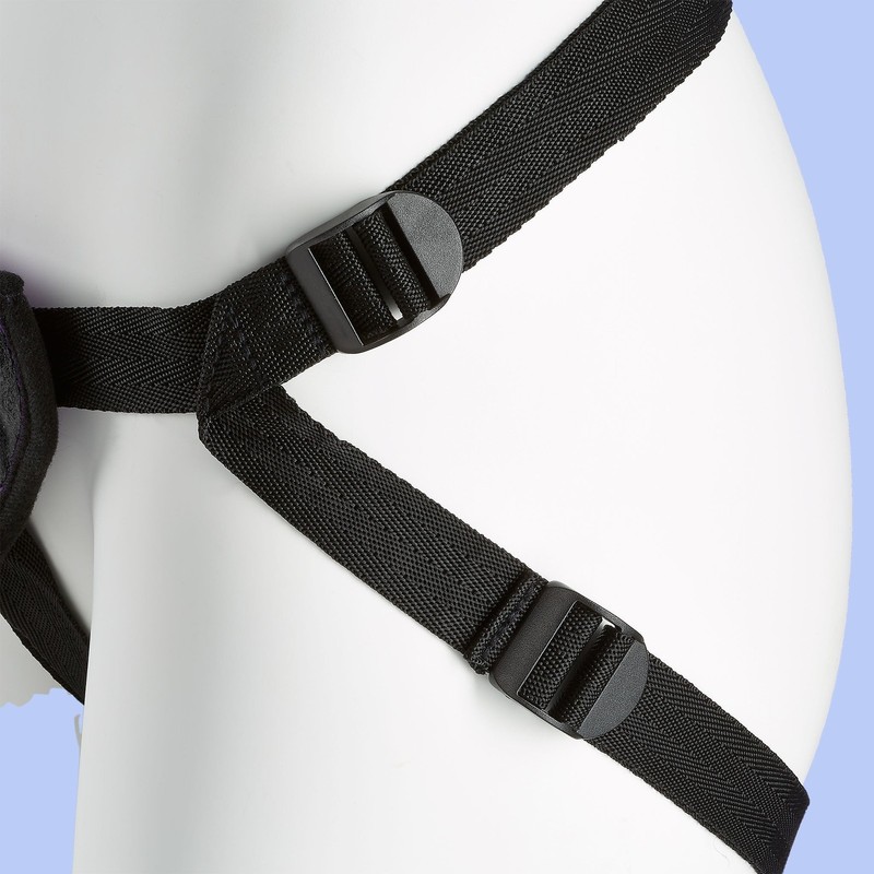 Universal Vibrating Strap-on Harness Kit with Curved G-spot Anal Dildo Dong gallery