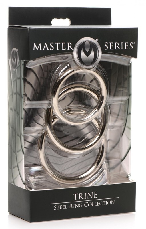 Master Series Trine Steel Ring Collection