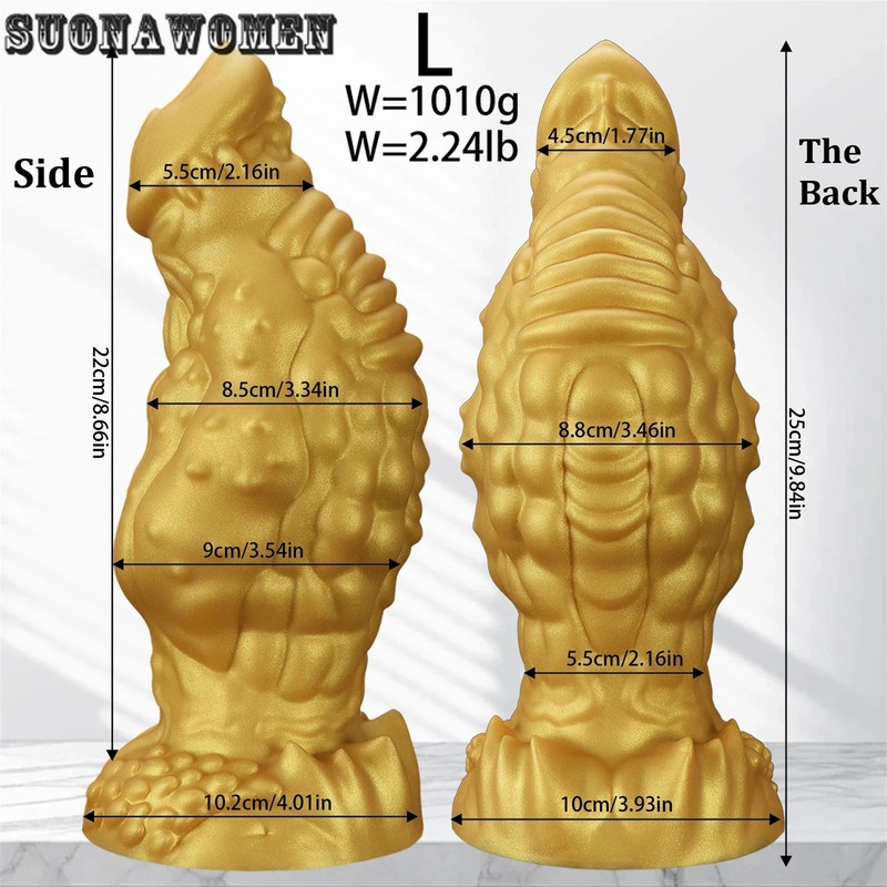 Dragon Dildo 75-85mm Monster Dildo Huge Anal Plug Dick Bump Stimulation Sex Toys gallery