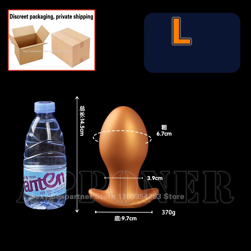 Comfortable Anal Plug Silicone Anus Dildo Wearable Anus Balls Anal Dilator Women gallery