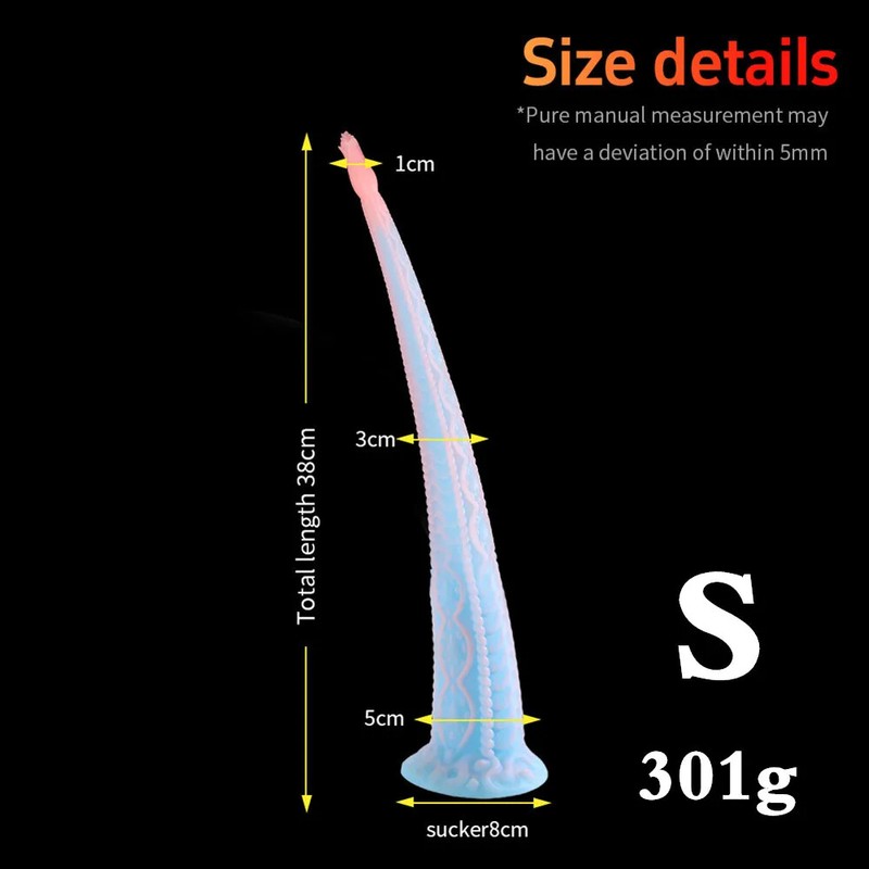 Long 46cm Silicone Tentacle Anal Butt Plug Dildo Penetration-anal Vagina Dilator