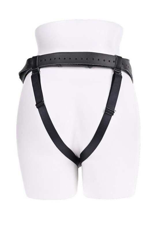 Sportsheets Aurora High Waisted Strap-On Harness Black gallery