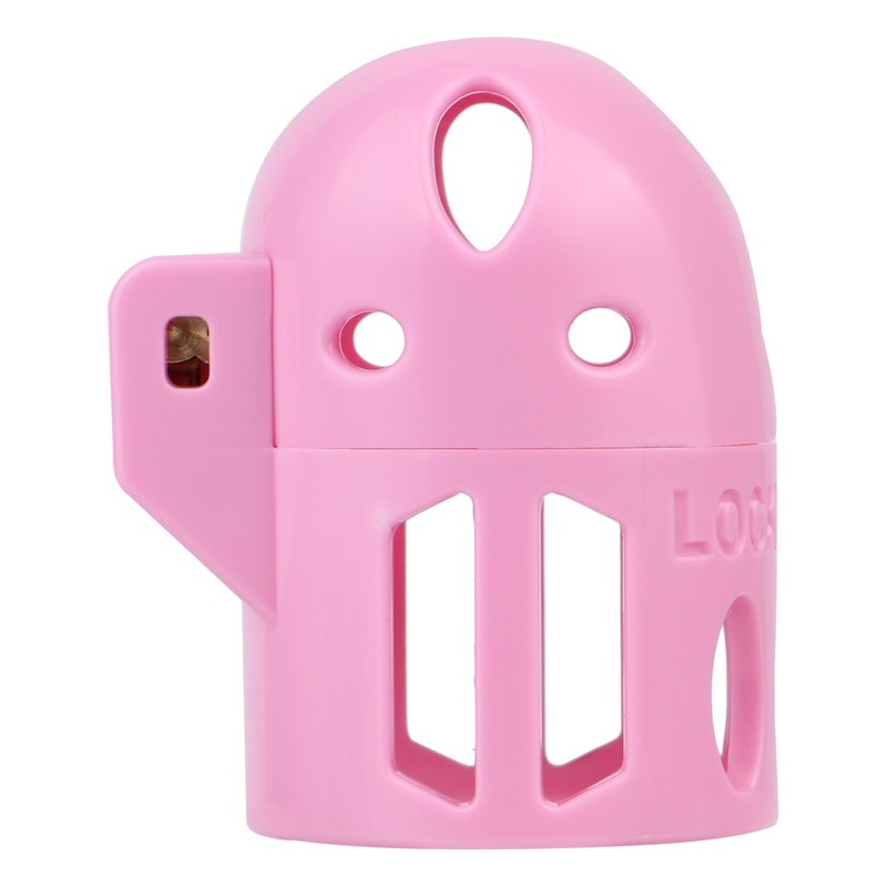 Male Chastity Lock Cock Cage Men Penis Bondage Restraint Cage Device BDSM Toy gallery