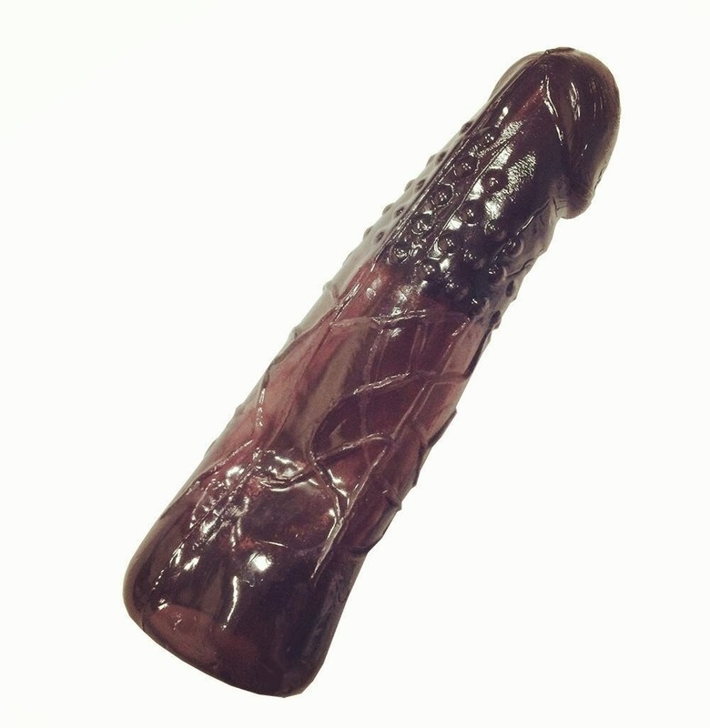 Silicone Penis Cock Extender Extension Sleeve Purple Sex Toy For Men Transparent