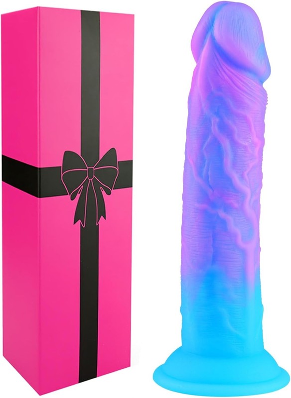Soft Silicone Realistic Fantasy Dildo with Suction Cup, 9&Prime; XL Large Long Monster