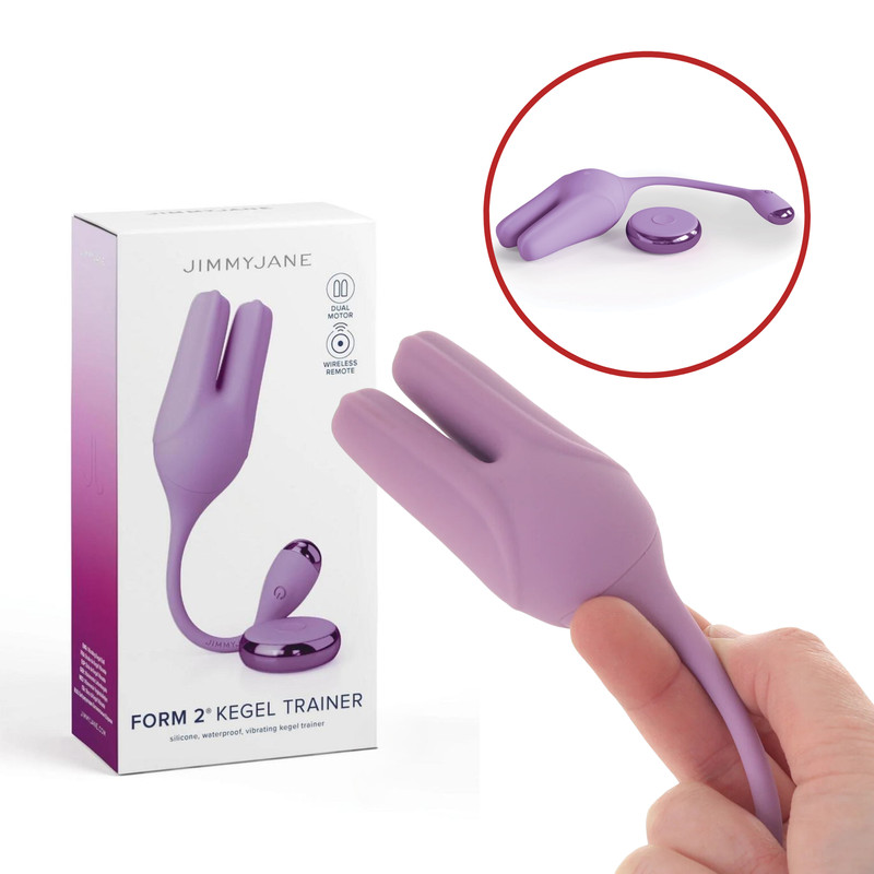 Remote-Control Dual Motor Kegel Trainer Stimulator Vibrating Women Sex Vibrator