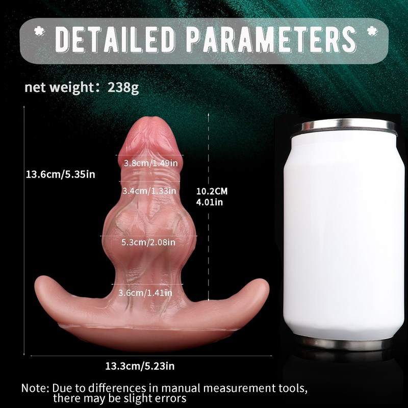 Realistic Anal Plug Big Knot Butt Plug Anal Toys 5in Silicone Women Man Sex Toys gallery