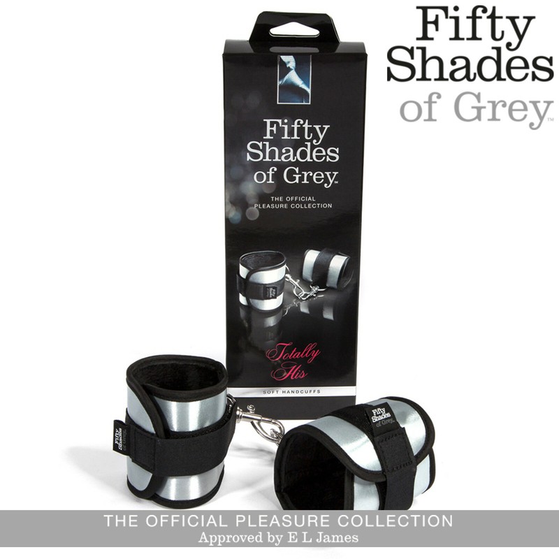 50 Shades of Grey – Totally His Handcuffs Cuffs Soft Bondage Cuffs