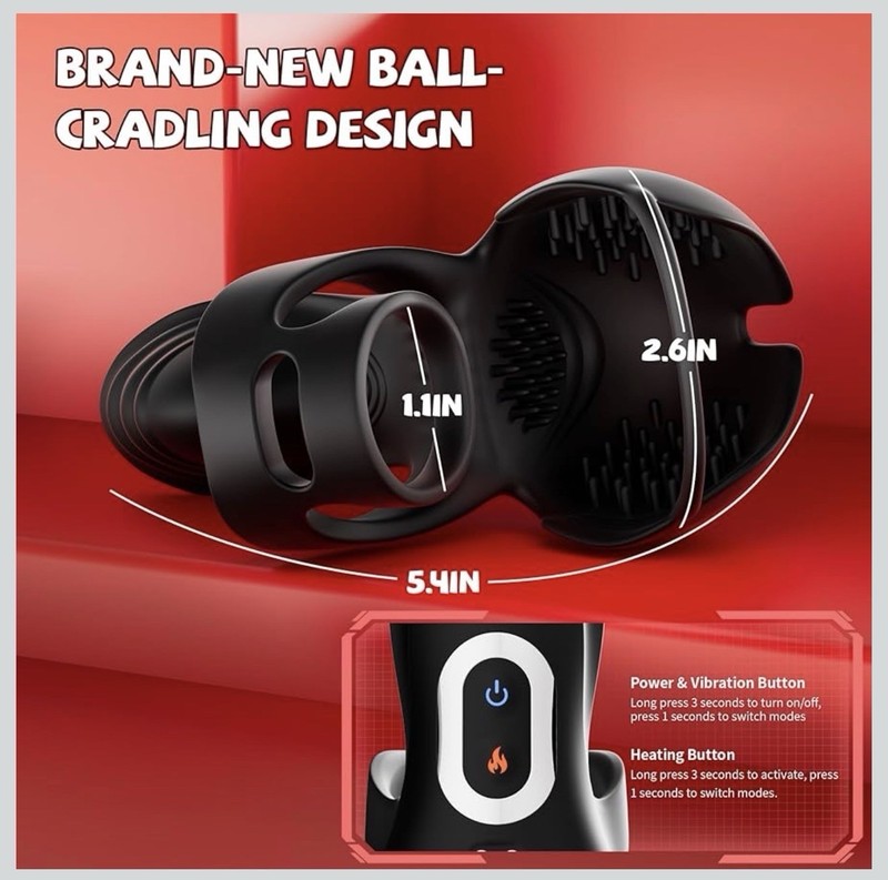 Vibrating Cock Ring Male Sex Toys – KUSHOR Penis Ring Vibrator Adult Toys for gallery