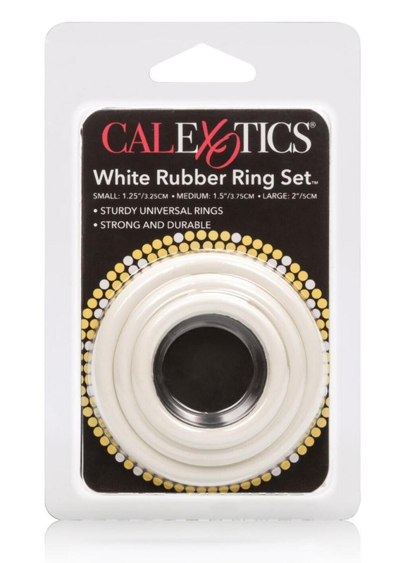 White Rubber Cock Rings gallery