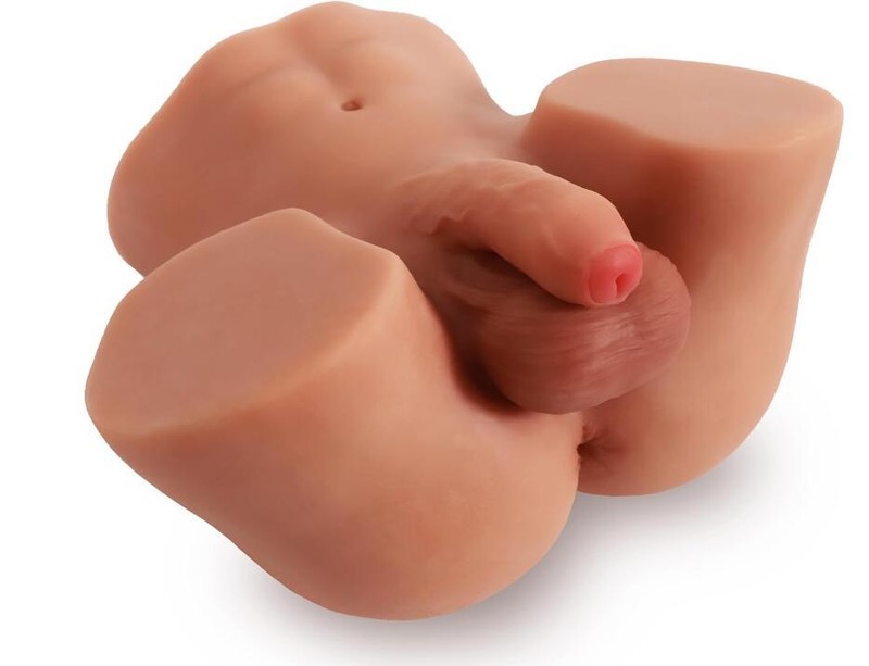 Male Torso Sex Tan D-oll Realistic Dildo Big Love Toy Adult Sex Toys for Gay&men