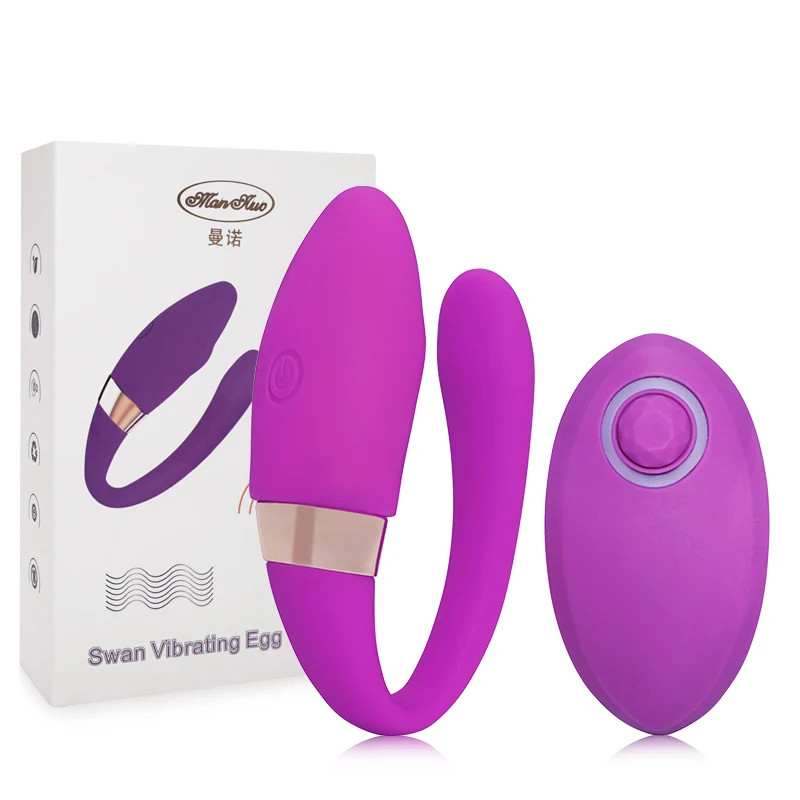 Wearable U Shaped G Spot Vibrator 10 Speed Wireless Remote Control Dildo Sex Toy