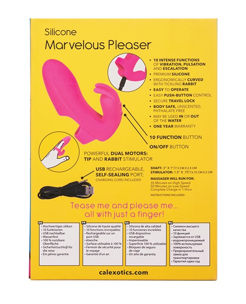 Mini Marvels Silicone Marvelous Pleaser - Pink gallery