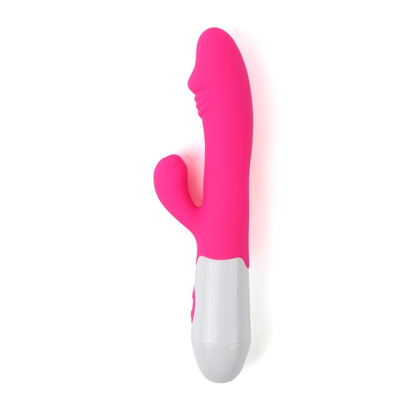 Dual Rabbit Vibrator for Women – Made of Body-Safe Silicone, Waterproof Massager